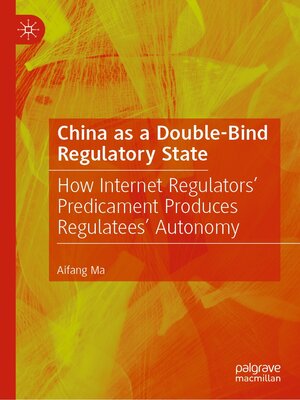cover image of China as a Double-Bind Regulatory State